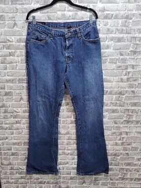 Abercrombie Fitch 1892 Button Fly Jeans | Womens 8R  Distressed Hem, Y2K, Grunge